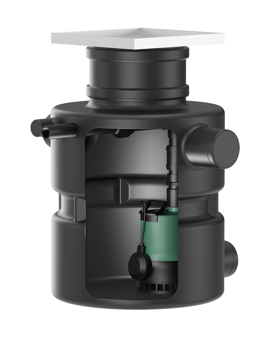 Wilo Unterflur-Hebeanlage DrainLift BOX-32/11HD E U, 230V, 0,55kW Wilo Unterflur-Hebeanlage DrainLift BOX-32/11HD E U, 230V, 0,55kW