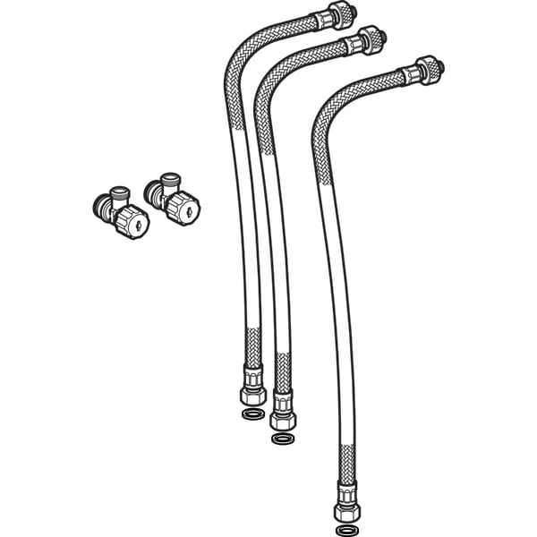 Geberit Wasseranschlussset Monolith für WB uns Auslaufarmatur