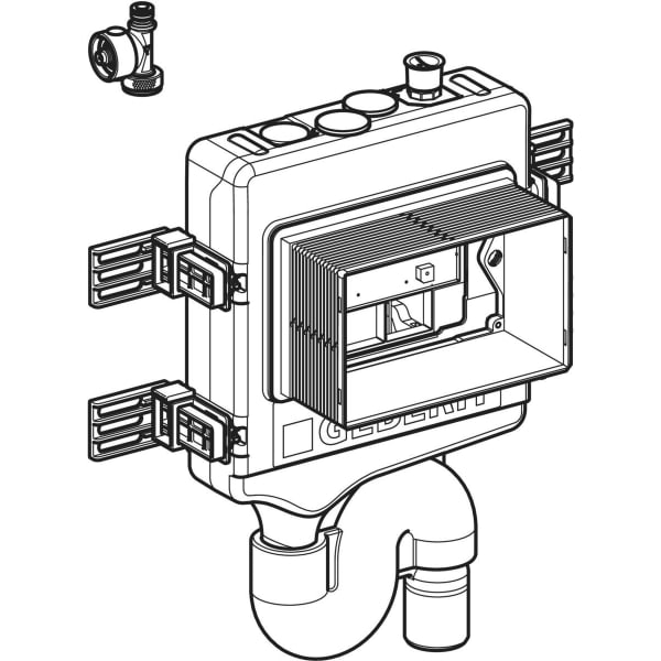 Geberit HS50 Hygienesp. mit 1 Wasseranschluss mit Sensor, d:50mm