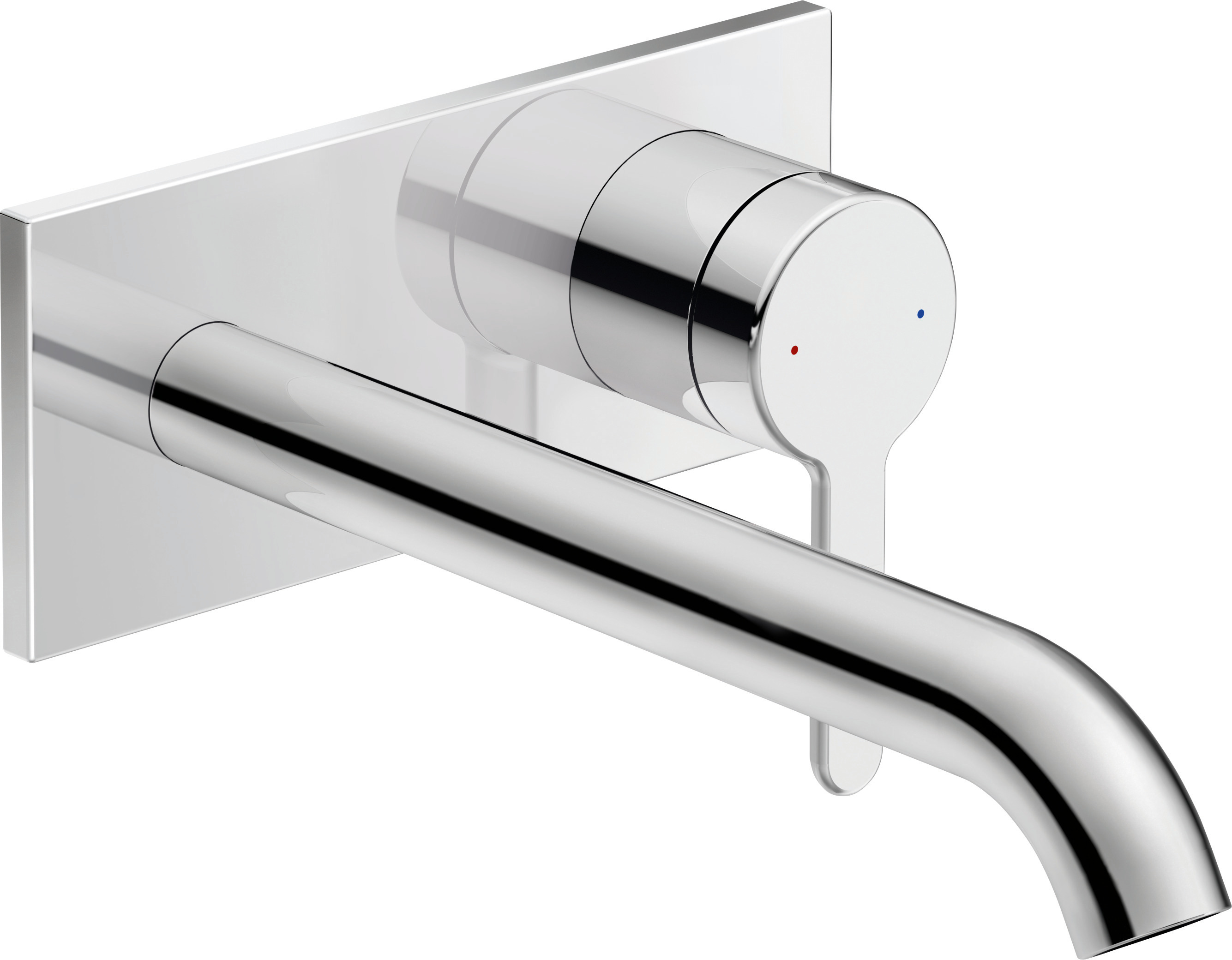 DU C.1 Einhebel-Waschtischmischer, UP Ausl.225mm,ohne Zugstange, Chrom HG