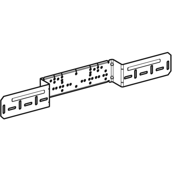 Geberit Montageplatte abgesetzt 2-fach, Anschlussdistanz 10 oder 15,3 cm