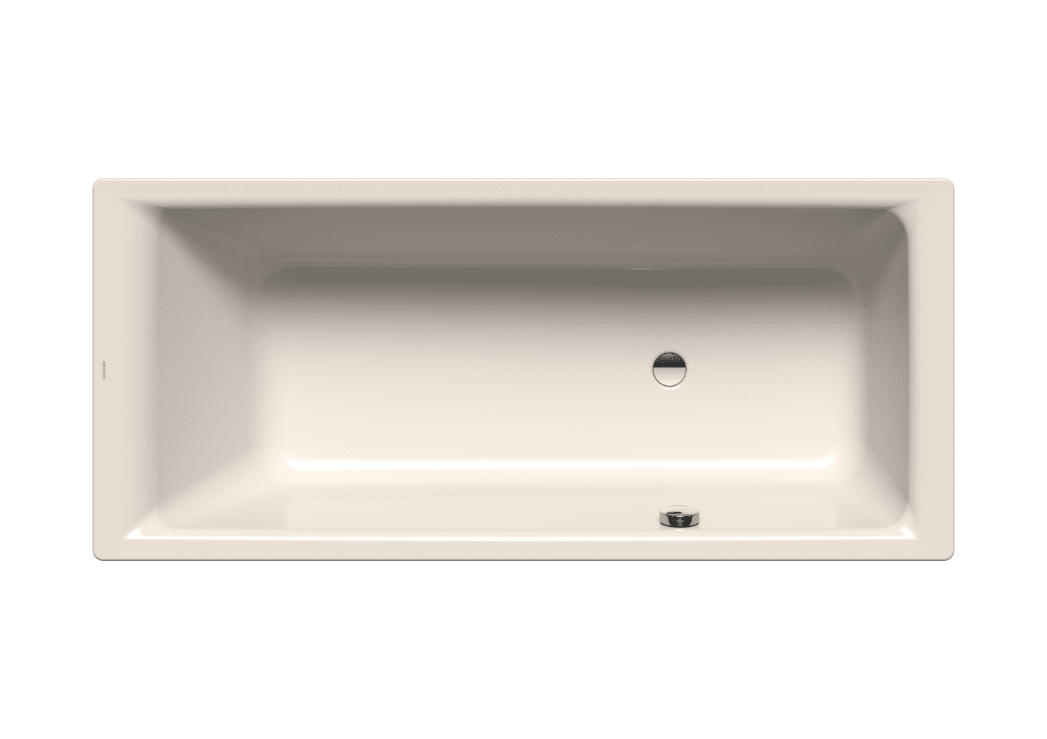 KA BW PURO MIT SEITLICHEM ÜBERLAUF Mod. 684,1600x700mm,pergamon,Perl-Effekt