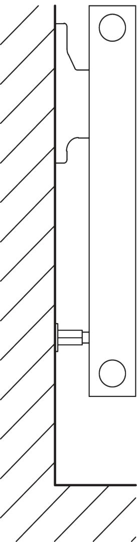 Kermi Heizwand HHN Typ10 BH910x43x2000mm QN1832, RAL9016, 6bar, o. Abd, ANB12