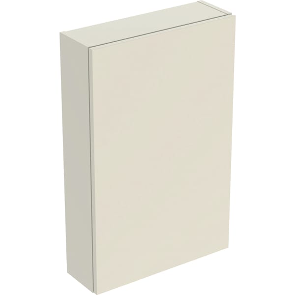 Geberit Hängeschrank rechteckig, 1 Tür 45x70x15cm, sandgrau matt