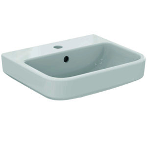 IS Handwaschbecken i.life B 1Hl. m.Ül. 450x380x160mm Weiß