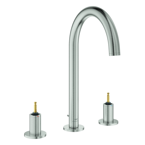 GROHE 3-L-WT-Batterie Atrio Private C. 20593 für Hebelgriffe supersteel