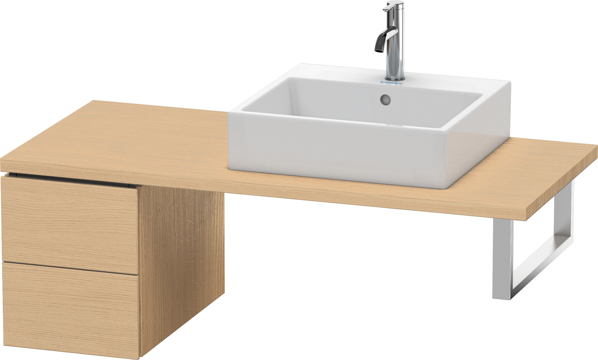 Duravit US für Konsole L-Cube 400x320x548mm 2 Schubkästen, Eiche Natur
