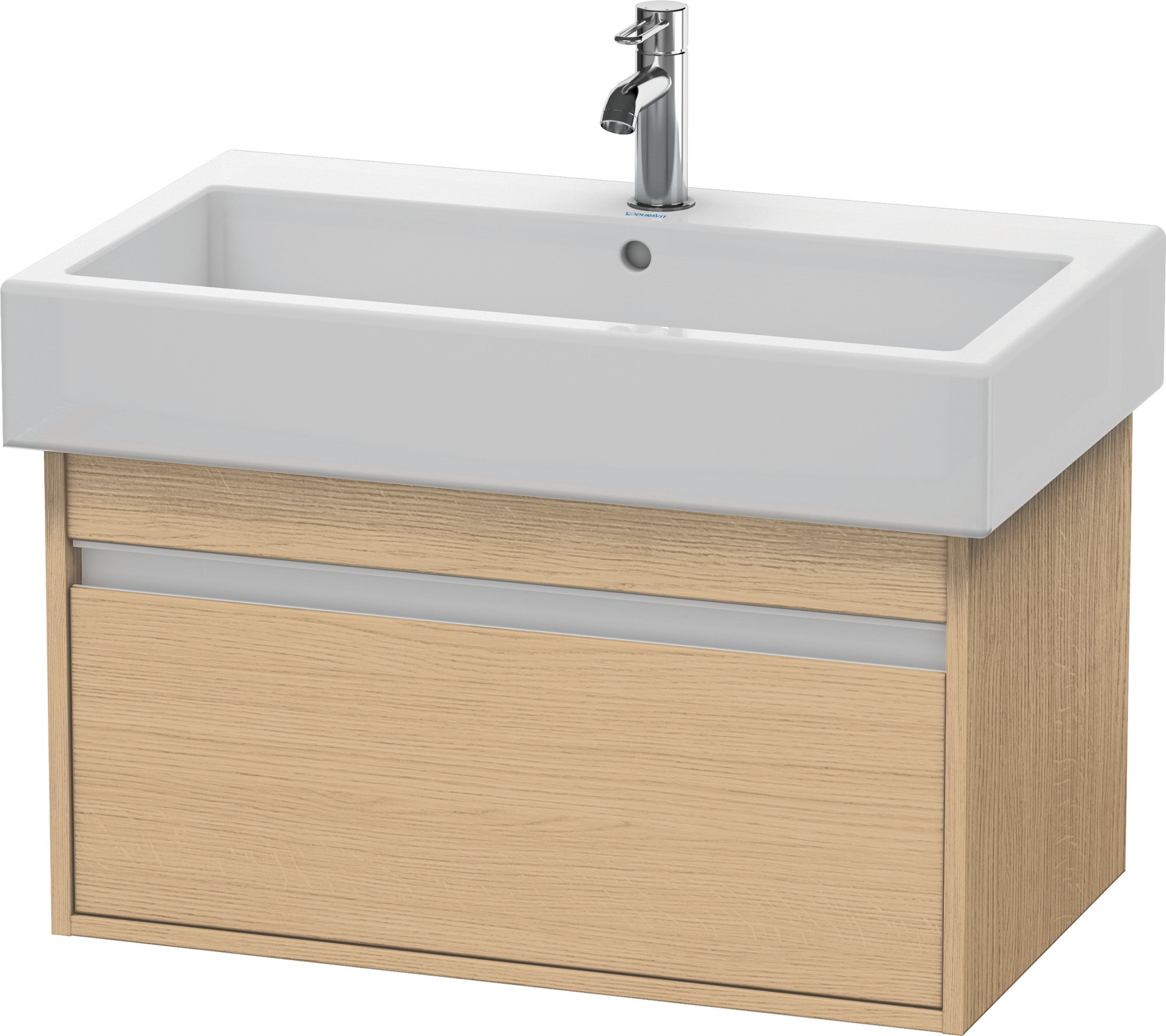 Duravit WTU wandhängend Ketho 440x750x410mm 1 Auszug, für 045480, Eiche Natur