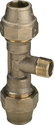 Viega T-Stück Maxiplex 9052 in 20mm x R1/2 Rotguss