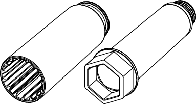 TECE Seal System Baustopfen 3/4" mit Dichthülse