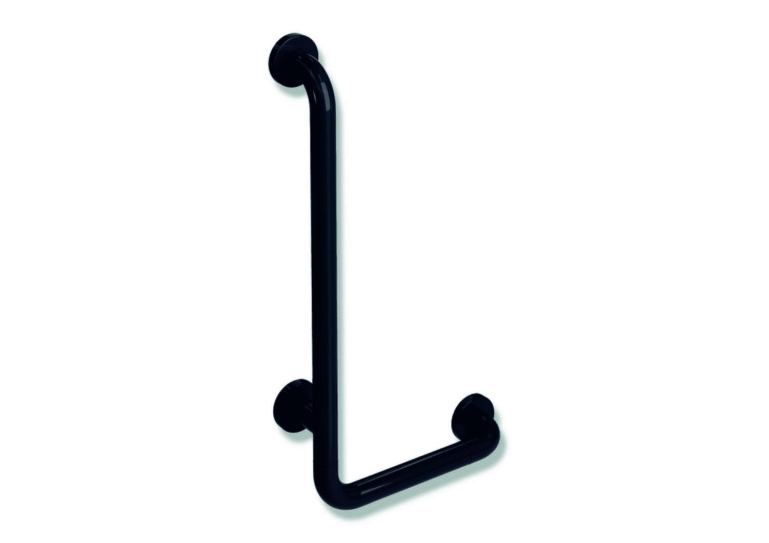 HEWI Winkelgriff Ser 801, d:33, AM:600mm, W:300mm stahlblau