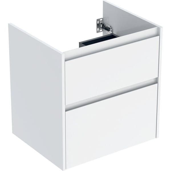 Geberit Unterschrank für MWT, 2 Schubladen B:60cm, weiß glanz
