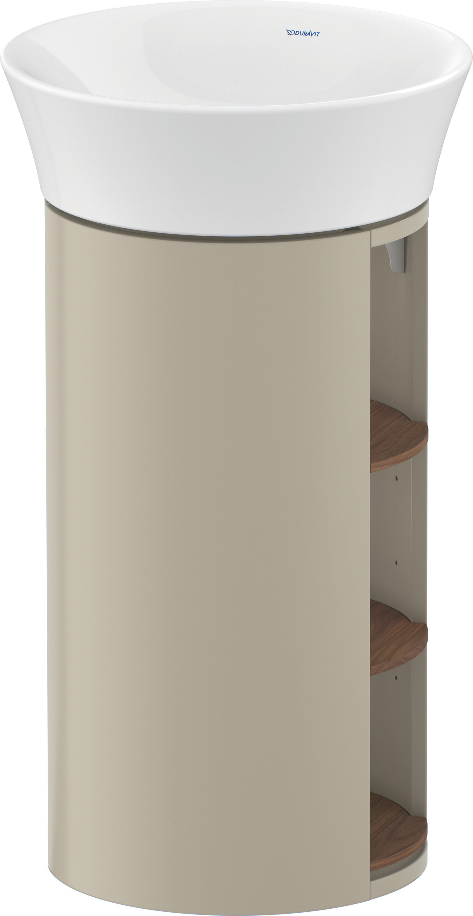 Duravit WTU White Tulip bodenst. 751x350x410mm, A.Nussb.M./Taupe Sdm