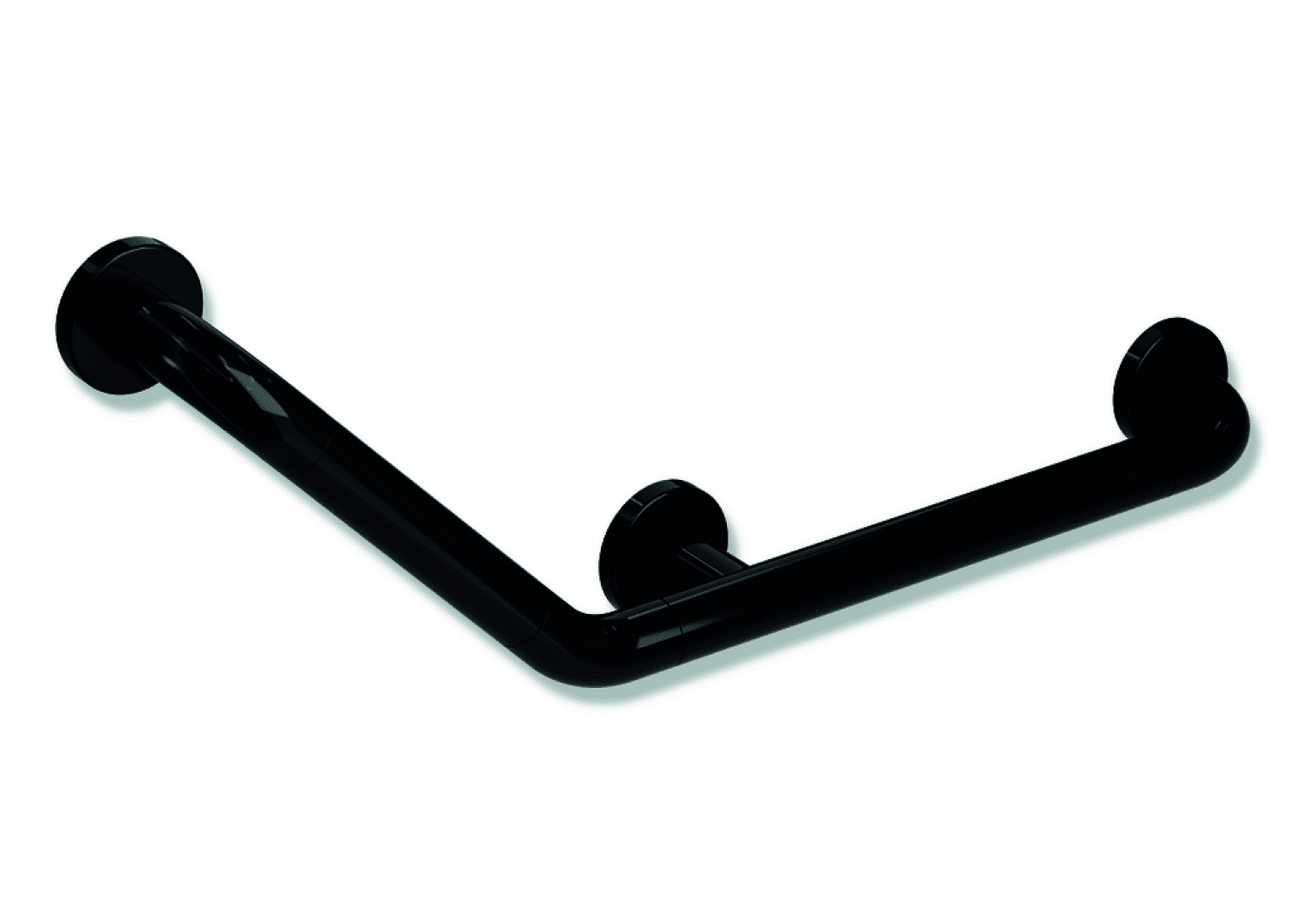 HEWI Winkelgriff Ser 801, d:33, 135 Gr Bogen tiefschwarz