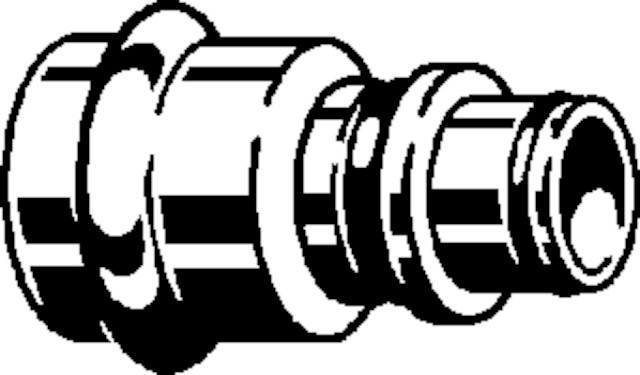 Viega Steckadapter Sanpress 2233.5 in 15mm Rotguss