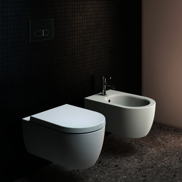 IS Wandtiefspül-WC Blend Curve AquaBlade 360x545x340mm Seidenweiß
