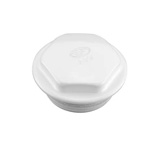 Zehnder Blindstopfen für 2-Säuler Linksgewinde 1", RAL 9016, 907001