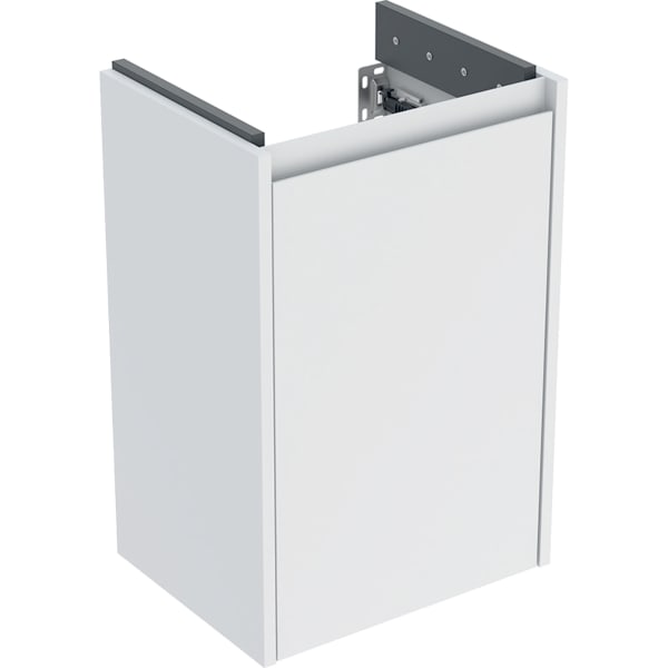 Geberit Renova Plan US für HWB, mit 1 Tür 40x60,6x31,1cm, weiß/l. seidenmatt