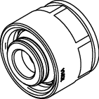 TECElogo Klemmverschraubung MV Dim. 20 x 3/4" DR Messing
