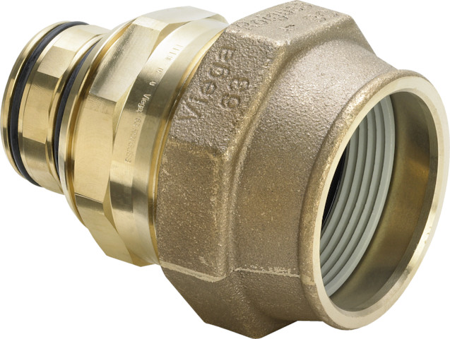 Viega Anschlussstutzen Maxiplex 9093 in 32mm Rotguss