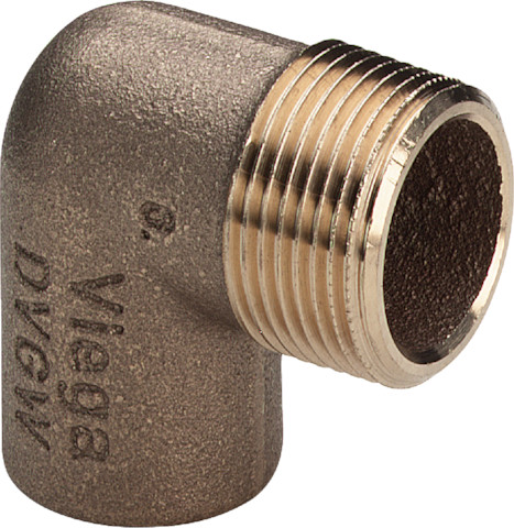 Viega Winkel 94092G in 15mm x R1/2 Rotguss