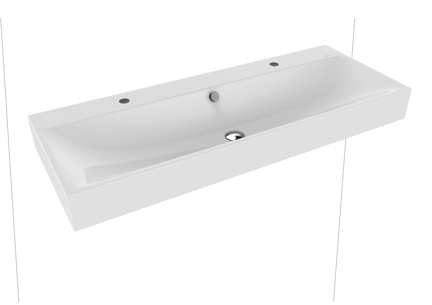 KA WB SILENIO Mod.3046-D,1200x460mm, alpwe,PEFF,AD,m. 2x1HL,mÜL,chr