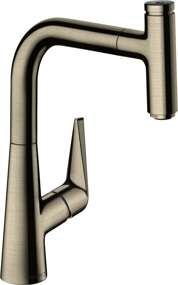 Hansgrohe Spültischmischer 220 Talis Select M51 Ausziehauslauf 1jet edelstahl-optik