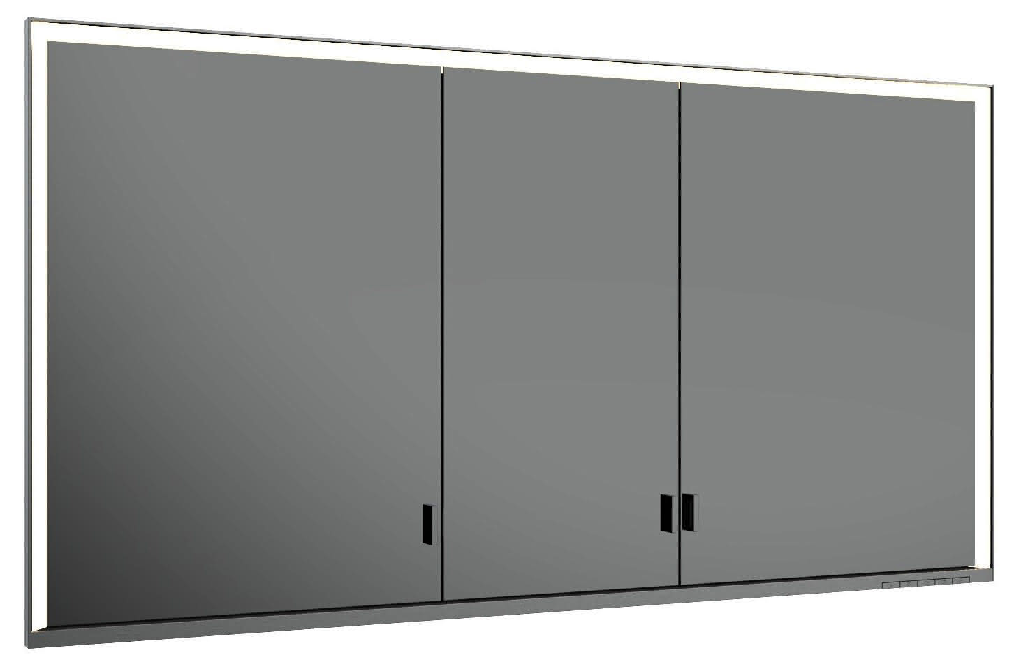 KEUCO SPS R. Lumos 14316, ohne Ablagef., Einbau, silb-elox., 1400x735x165mm