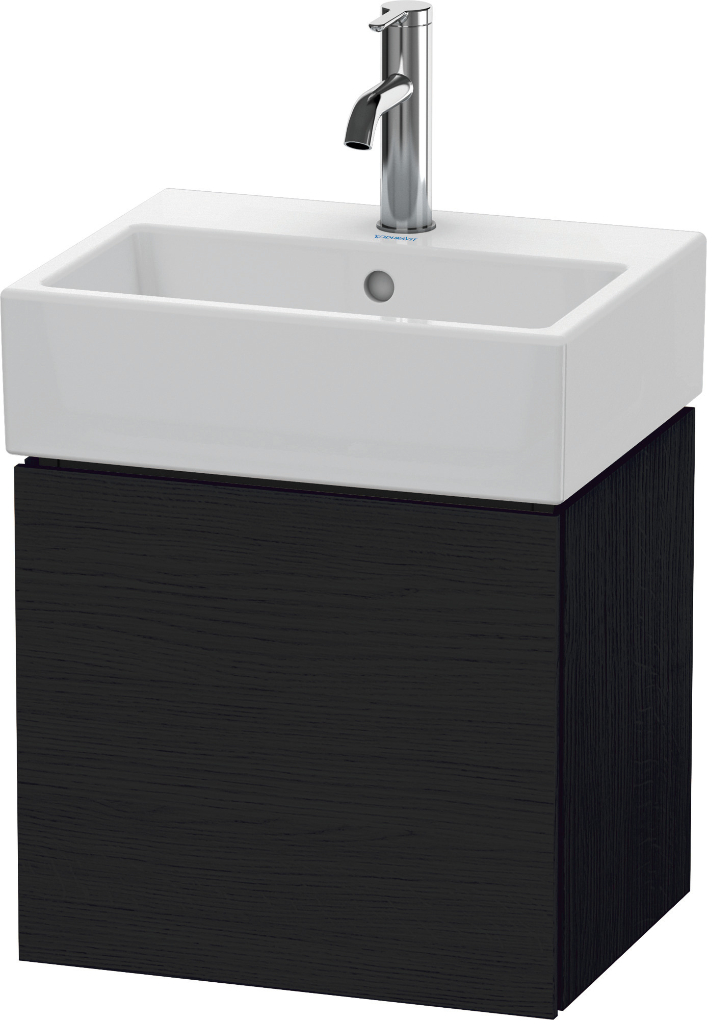 Duravit WTU L-Cube 400x434x341mm, 1 Tür A: links, Eiche Schwarz