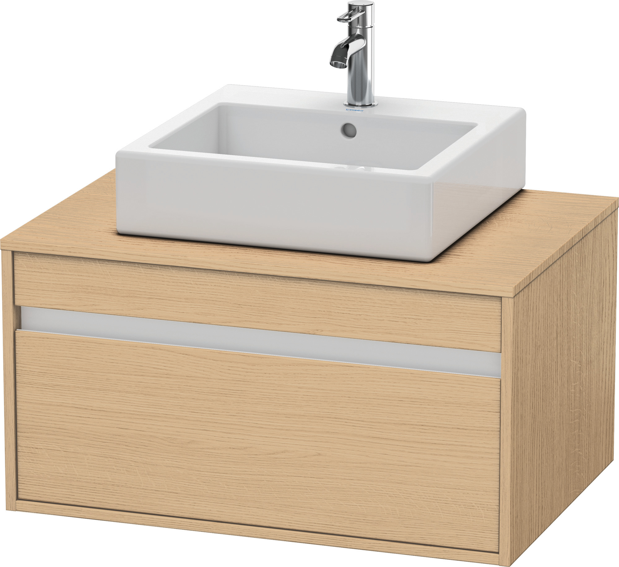 Duravit WTU wandhängend Ketho 550x800x426mm 1 Auszug, für ASB mi., Eiche Natur