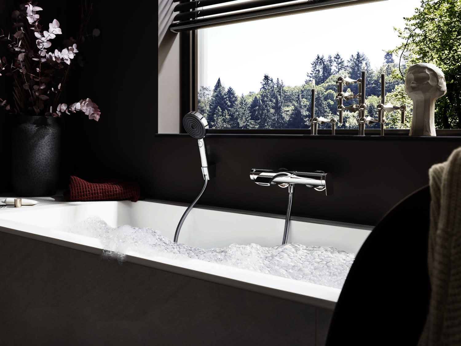 Hansgrohe Wannenmischer Aufputz Vivenis chrom
