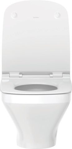 DU WC-Sitz DuraStyle mit SoftClose Scharniere edelstahl, weiß