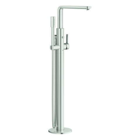 GROHE EH-Wannenbatterie Lineare 23792_1 Bodenmontage Fertigmontageset supersteel