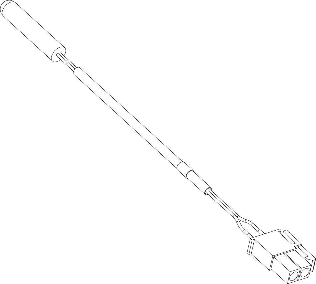 BOSCH Ersatzteil TTNR: 8733703183 Temperaturfühler 200mm, 4,7 kOhm