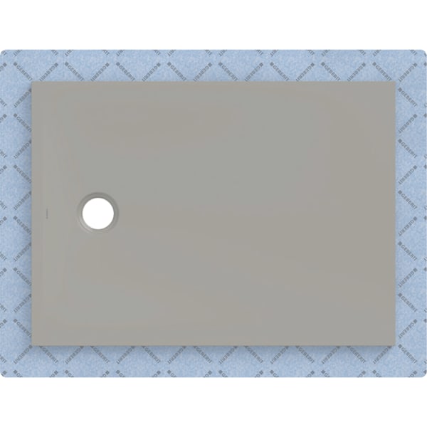 Geberit CleanFloor30 Duschfläche 110 x 80 cm integriert, mit Dichtvlies, grau matt