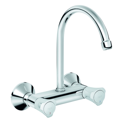 GROHE Spültisch-Wandbatterie Costa 31191_1 Bogenauslauf chrom