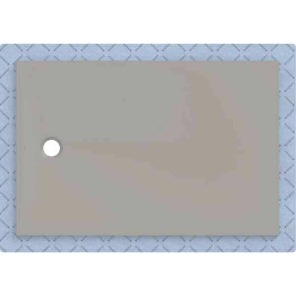 Geberit CleanFloor30 Duschfläche 150 x 100 cm integriert, mit Dichtvlies, grau matt