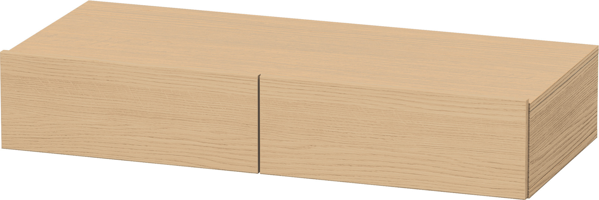 Duravit SchKa-Ablage DuraStyle 440x1000x150mm 2 Schubkästen,Eiche Natur