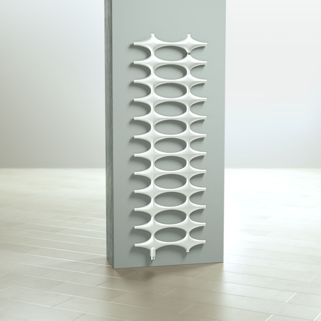 Kermi Ideos-V BH 758x35x508mm QN262, glanzsilber-metallic