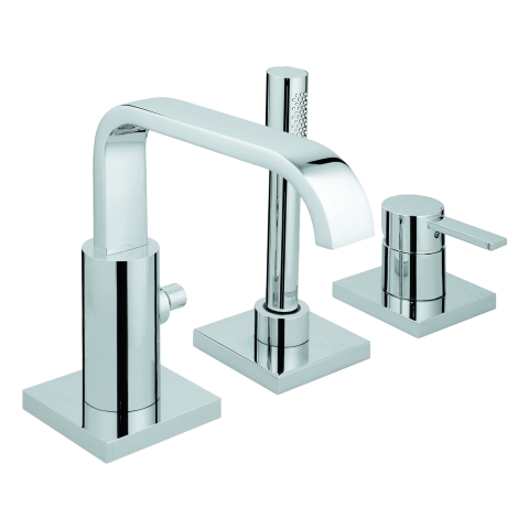 GROHE 3-Loch-EH-Wannenbatterie Allure 19316 Oberbau ohne Unterbau chrom