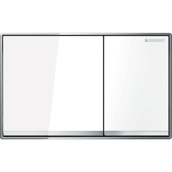 Geberit Omega60 BetPl., für 2-Mengen-Sp. Square, weiß verspiegelt / hgl.verchr. Geberit Omega60 BetPl., für 2-Mengen-Sp. Square, weiß verspiegelt / hgl.verchr.