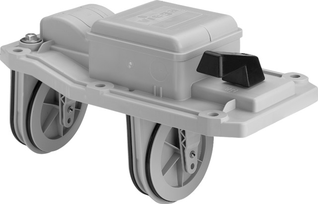 Viega Umrüstset 4987.38 in 100/125mm Kunststoff grau