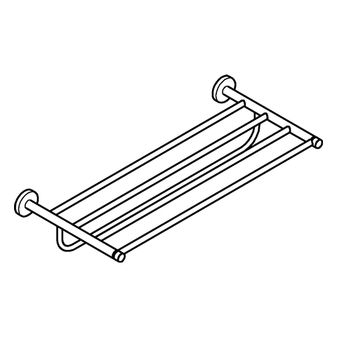 GROHE Multi-Badetuchhalter Essentials 40800_1 604mm warm sunset