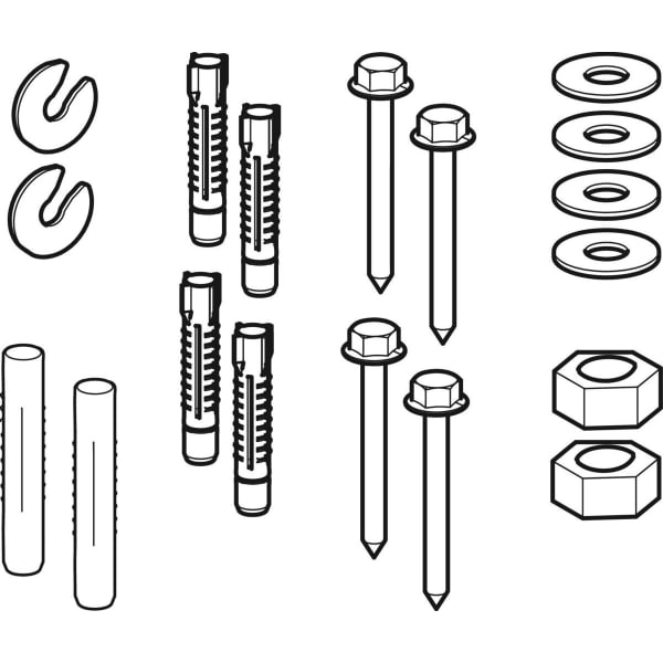 Geberit Befestigungsmaterial für Geberit AquaClean Mera Classic Stand-WC