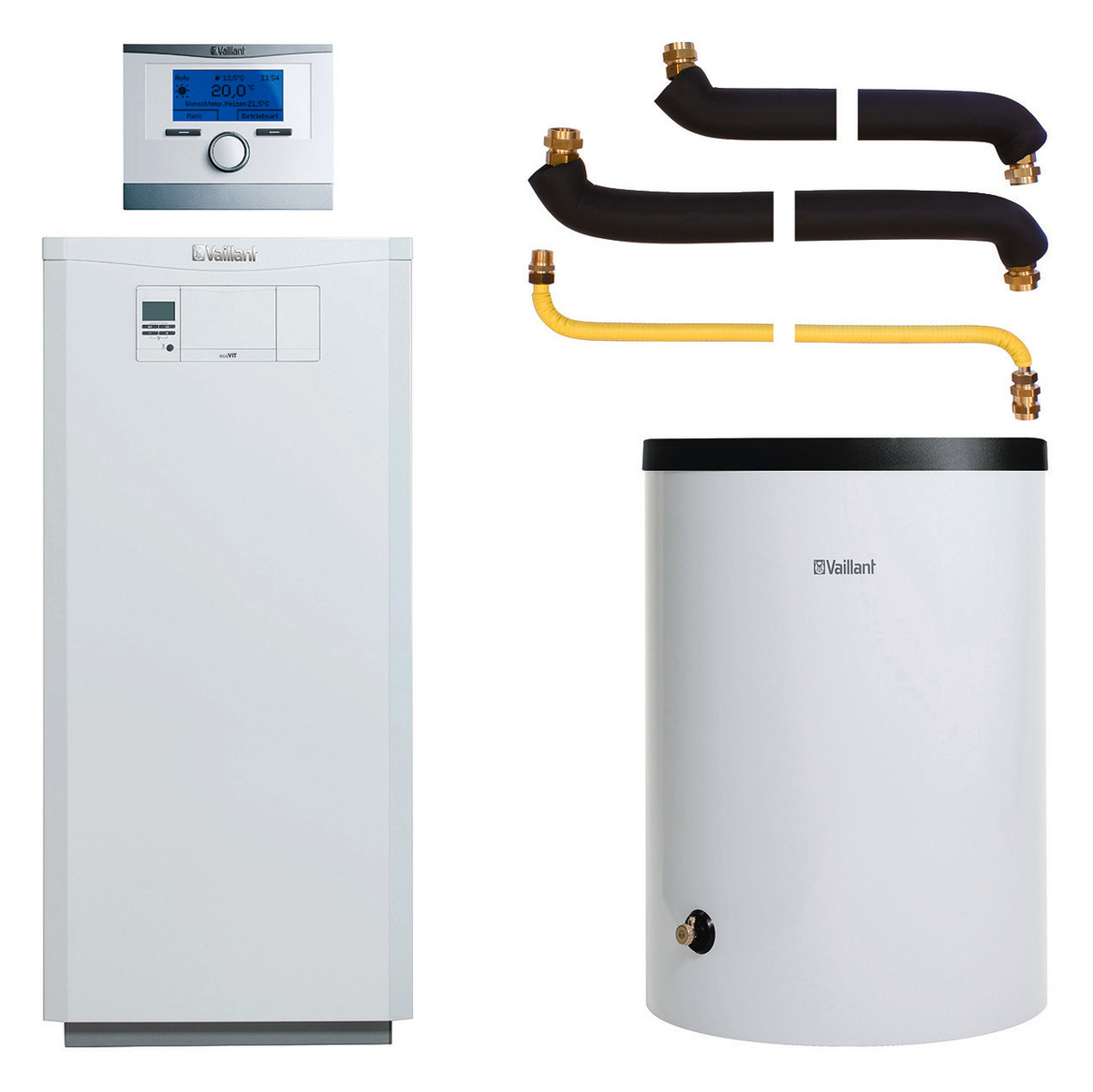 Vaillant Paket 2.64/3 ecoVIT VKK 186/5 VKK 186, E,LL, VRC700/6, VIHR120, Zub