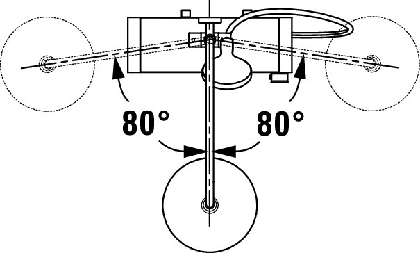 DU Duschsyst.Shelf 1050 MinusFlow Brausethermostat, Chrom Weiß Hochglanz