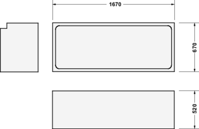 Duravit Wannenträger für 700310/700311