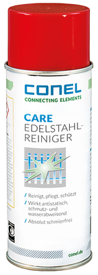 CARE Edelstahlreiniger 400ml Spraydose silikonfrei antistatisch CONEL