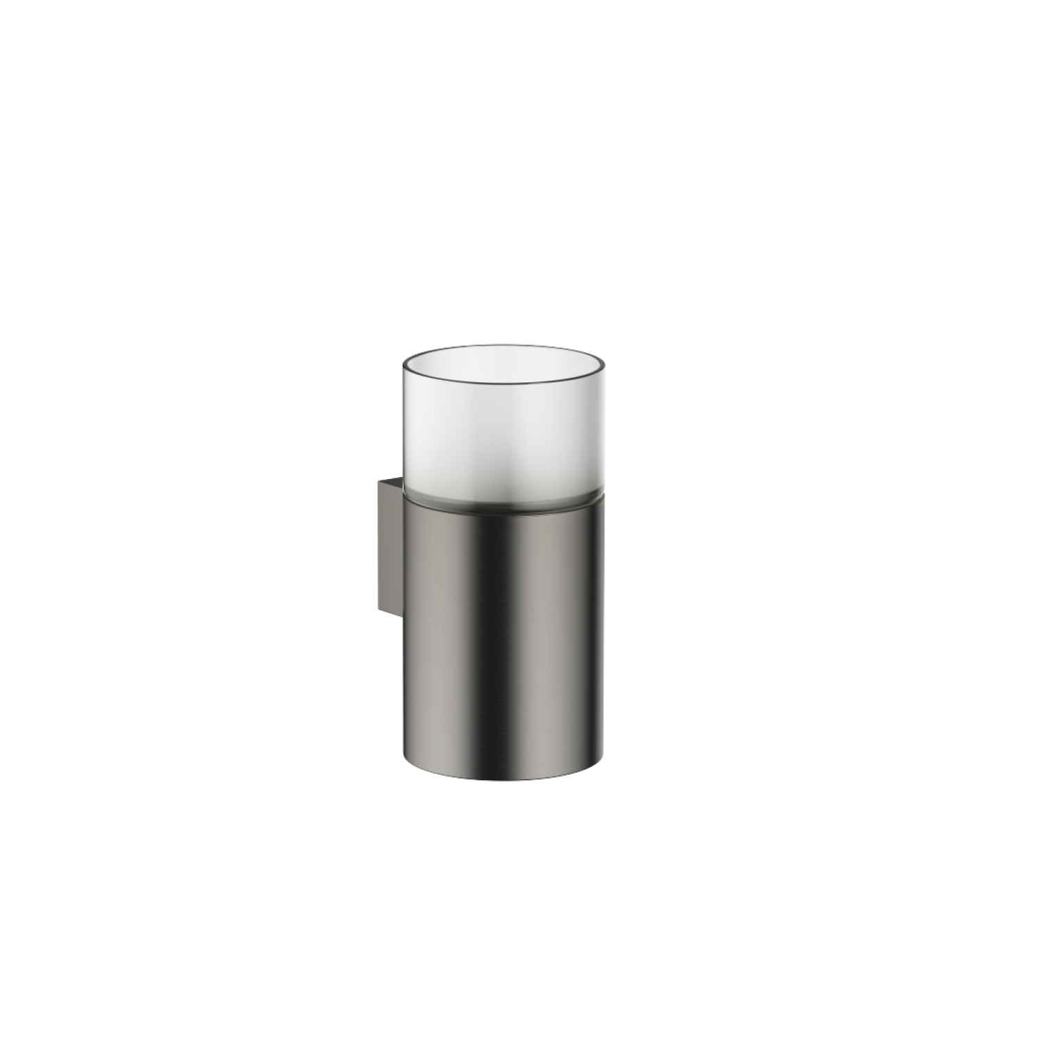 DO Glashalter, Wandmodell SERIENNEUTRAL 83401979 Dark Platinum gebürstet