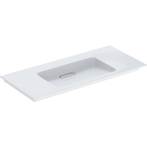 Geberit ONE MWT 105x48cm, CleanDrain o. Hl., o. Ül., weiß, KeraTect/weiß glzd
